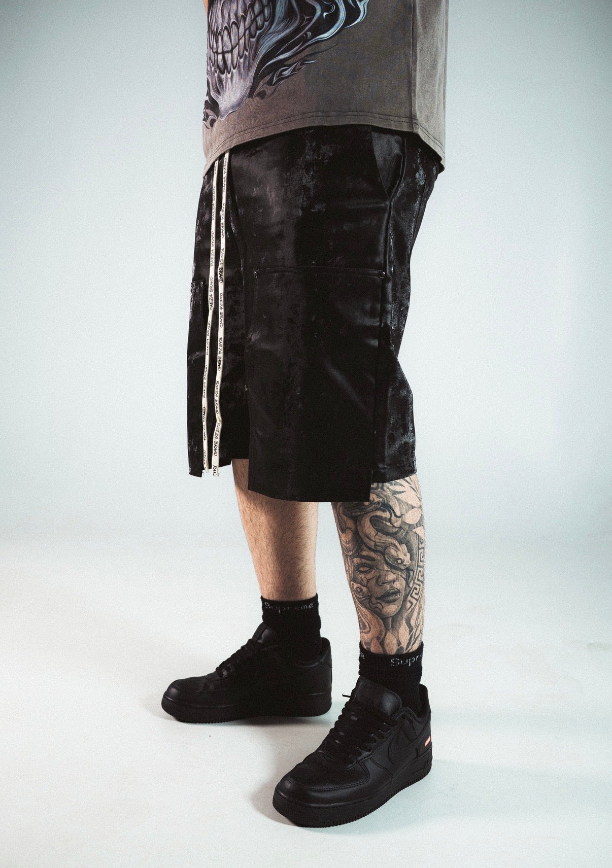 RAEZ4 Midnight Cargo Shorts