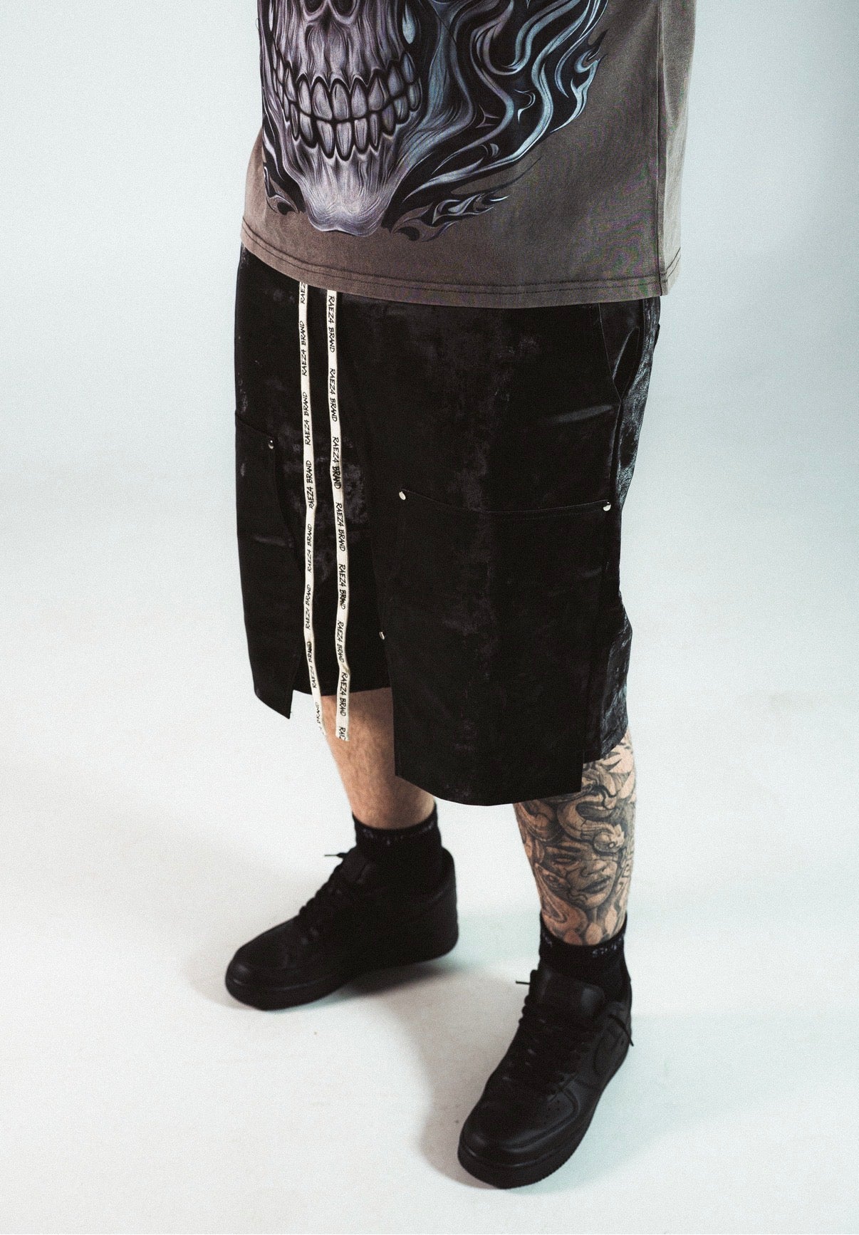 RAEZ4 Midnight Cargo Shorts