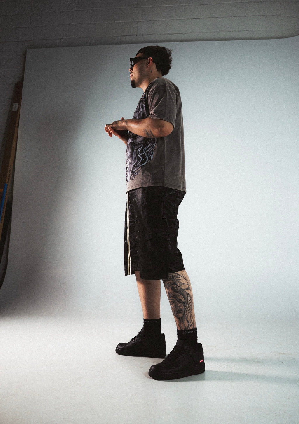 RAEZ4 Midnight Cargo Shorts